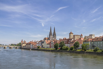 Fototapeta na wymiar Regensburg - Hauptstadt der Oberpfalz