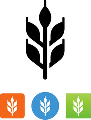 Corn Stalk Icon - Illustration