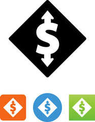 Dollar Concept Icon - Illustration