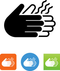 Dry Hands Icon - Illustration