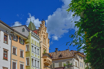 Italy South Tyrol Bozen historical center