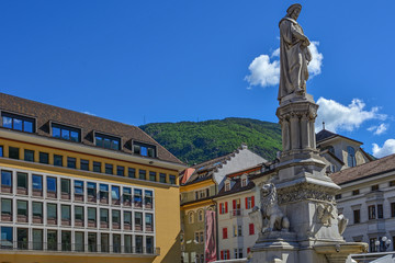 Italy South Tyrol Bozen Piazza Walther