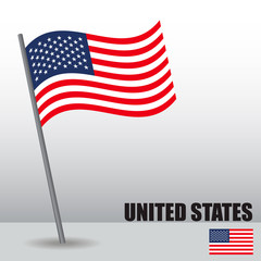 Flag of the united states country