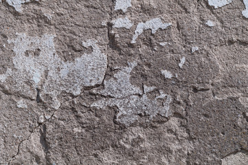 Old cracked concrete wall background