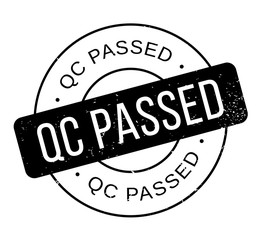 Qc Passed rubber stamp. Grunge design with dust scratches. Effects can be easily removed for a clean, crisp look. Color is easily changed.