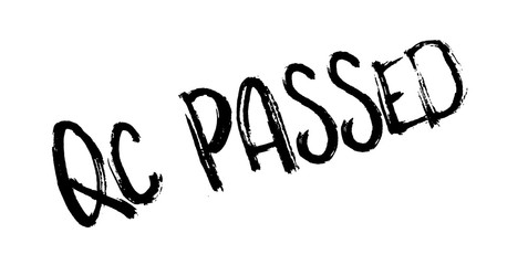 Qc Passed rubber stamp. Grunge design with dust scratches. Effects can be easily removed for a clean, crisp look. Color is easily changed.