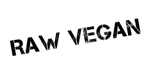 Raw Vegan rubber stamp. Grunge design with dust scratches. Effects can be easily removed for a clean, crisp look. Color is easily changed.