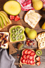 healthy breakfast toast