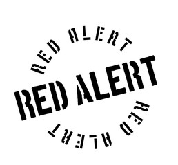 Red Alert rubber stamp. Grunge design with dust scratches. Effects can be easily removed for a clean, crisp look. Color is easily changed.