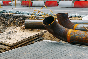 Repair of underground water pipes