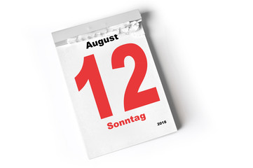 12. August 2018