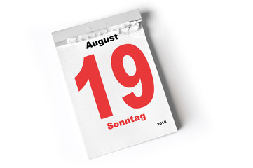 19. August 2018