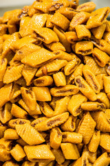 Full screen of pattern with turkish dessert baklava