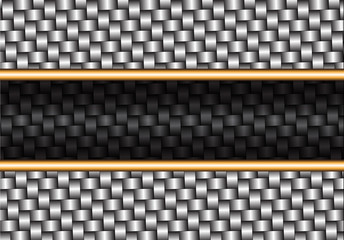 Abstract metal weave black gold line design modern luxury creative background vector illustration.