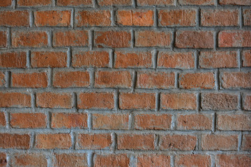 old orange stone brick background and texture
