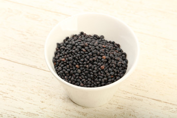 Black lentils