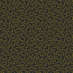 Bananas bright colorful seamless pattern, template for your design. Fresh fruits collection. Decorative hand drawn doodle vector illustration