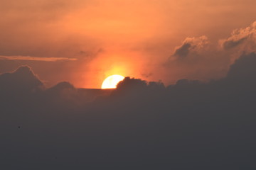 mighty sun under shadow