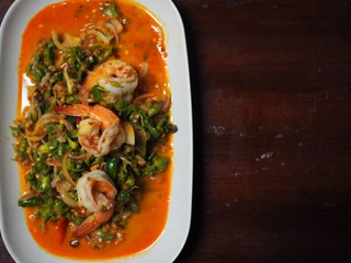 Wing Bean Shrimp Salad