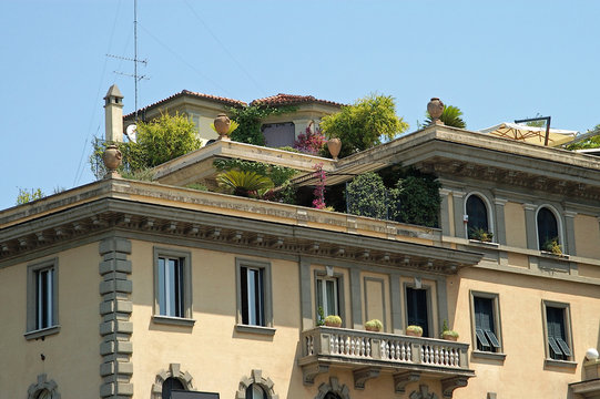 dachterrasse in rom