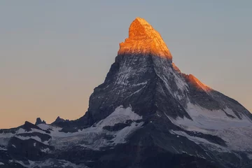Küchenrückwand glas motiv Matterhorn Matterhorn, Sinnbild für die Schweiz
