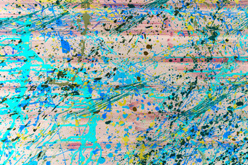 Abstract, Colorful Paint Splash