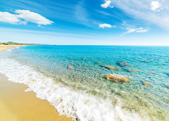 Clear water in Perdepera beach