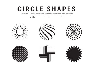 Universal сircle shapes set