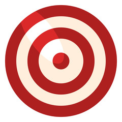Vector Color Flat Target Icon