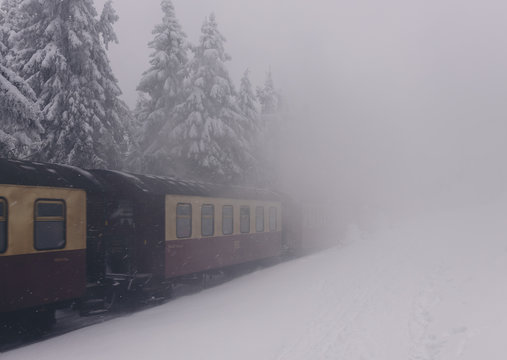 Brockenbahn im Winter