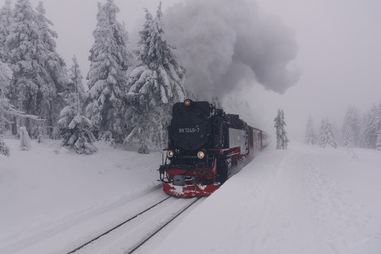 Harzer Schmalspurbahn im Winter