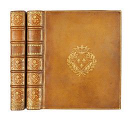 Old books with beautiful vintage covers