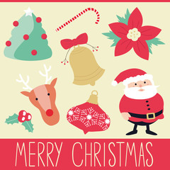 Merry Christmas Icon Set