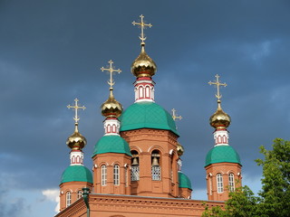 Fototapeta na wymiar Православный храм