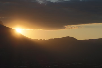 Grenoble sunset