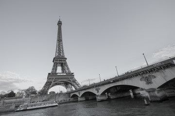 Eiffel Tower in Paris.