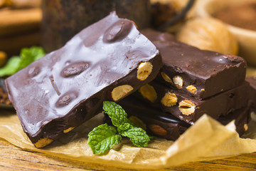 Chocolate / Chocolate bar / chocolate background