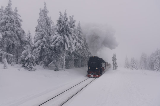 Harzer Schmalspurbahn im Winter