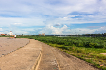 ラオス・ビエンチャン・ナンブ広場・景色