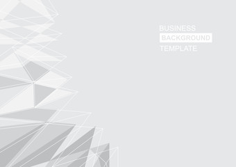White geometric background for website , brochure , leaflet , flyer , banner vector illustration