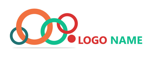 Logo flat design template