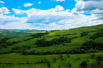 Obraz premium East European scenery - Transylvania region / lights and shadows