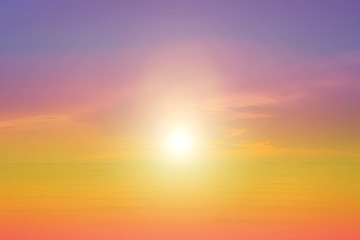 The day I saw the colorful sky.
