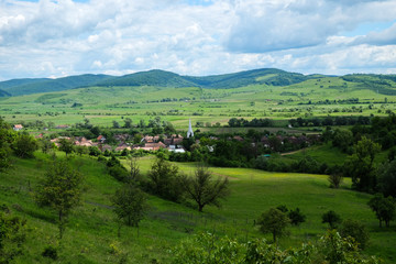 Fototapeta na wymiar East European villages - Transylvania region
