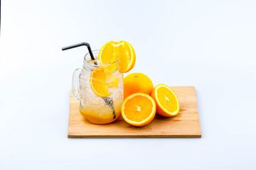 Colorful Sparkling Drink : Isolated Fruit soda cocktail to quench your thirst