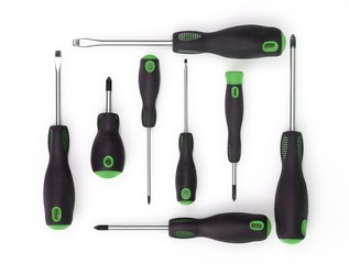 Hand tools for repair and installation: Screwdriver Set