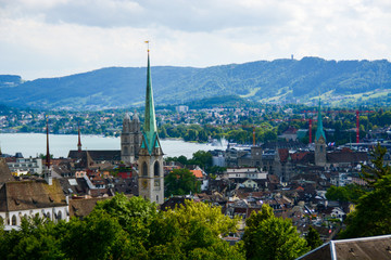Obraz premium Sightseeing of Zurich