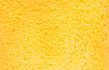 Texture of a yellow bread closeup