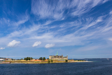 Obraz premium view of Kronborg castle in Denmark