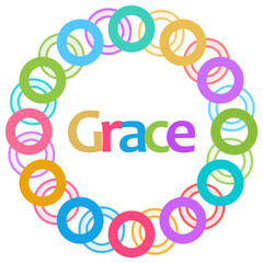 Grace Colorful Rings Circular 